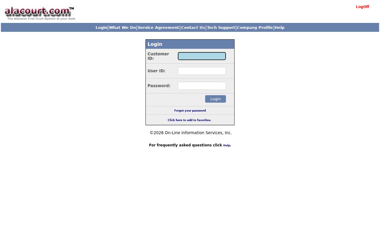 Morgan County case search Alacourt subscription login