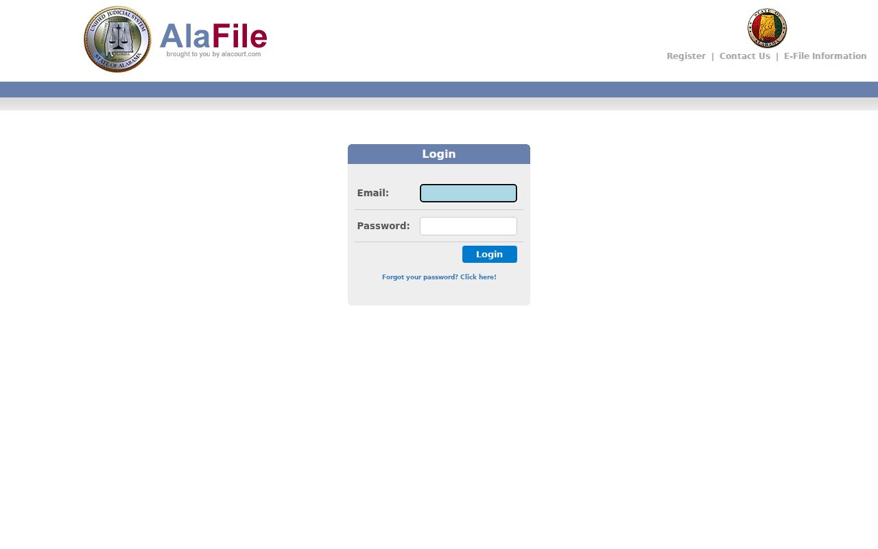 Morgan County case search AlaFile filer system